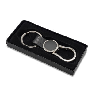LEO metal pendant with carabiner - Reklamnepredmety