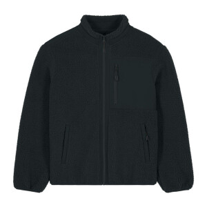Brooker unisex relaxed fit sherpa jacket - Reklamnepredmety
