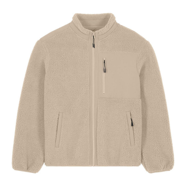 Brooker unisex relaxed fit sherpa jacket