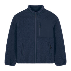 Brooker unisex relaxed fit sherpa jacket - Reklamnepredmety