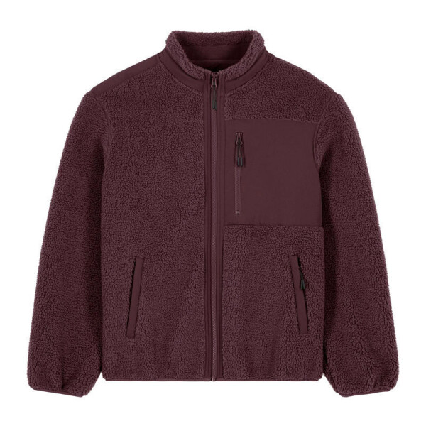 Brooker unisex relaxed fit sherpa jacket