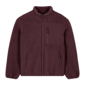 Brooker unisex relaxed fit sherpa jacket - Reklamnepredmety
