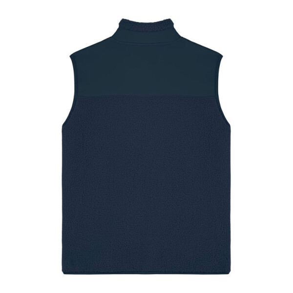 Liner unisex sleeveless sherpa jacket