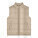 Puffer gilet unisex - stju250-desertdust_packshot_main_front - variant Eg STJU250C0283X