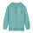 Mini Cultivator 2.0 kids' zip-thru hoodie - stsk182-tealmonstera_packshot_main_front - variant Eg STSK182C06007