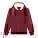 Hygger Sherpa unisex lined zip-thru hoodie - stsu956-burgundy_packshot_main_front - variant Eg STSU956C2441L