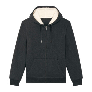 Hygger Sherpa unisex lined zip-thru hoodie - Reklamnepredmety