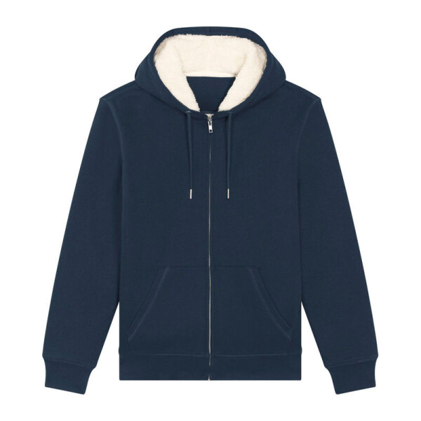 Hygger Sherpa unisex lined zip-thru hoodie