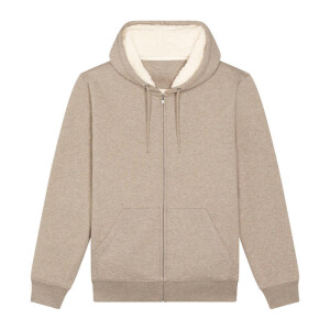 Hygger Sherpa unisex lined zip-thru hoodie - Reklamnepredmety
