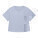 Stella Collider women's roll-up sleeve t-shirt - sttw089-sereneblue_packshot_main_front - variant Eg STTW089C0571L