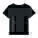Stella Isla women's V-neck t-shirt - sttw176-black_packshot_main_front - variant Eg STTW176C0021L