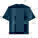 The unisex heavy weight boxing t-shirt - sttu078-deepteal_packshot_main_front - variant Eg STTU078C1361L