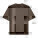 The unisex heavy weight boxing t-shirt - sttu078-mocha_packshot_main_front - variant Eg STTU078C1351L
