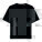 The iconic mid-light unisex relaxed t-shirt - sttu964-black_packshot_main_front - variant Eg STTU964C0021L