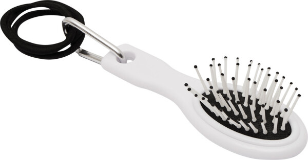 Travel brush with hair ties COIFFEUR