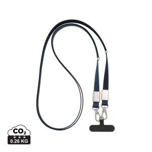 Nivo RCS recycled PET Crossbody lanyard - Reklamnepredmety