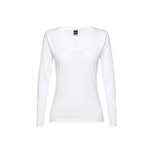 Long-sleeved fitted women's jersey t-shirt THC BUCHAREST WOMEN WH II.