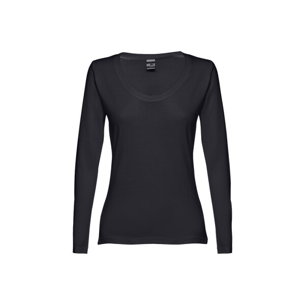 Men's long-sleeved tubular cotton T-shirt THC BUCHAREST WH II.