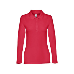 THC BERN WOMEN II. Women's long sleeve polo shirt - Reklamnepredmety