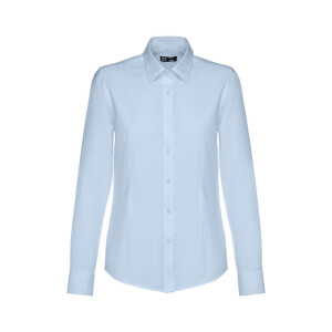 Women's long-sleeved oxford shirt with pearl coloured buttons THC TOKYO WOMEN II. - Reklamnepredmety
