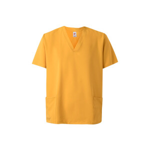VL FLORA. Short-sleeved tunic (140 g/m²) made from 100% microfibre - Reklamnepredmety