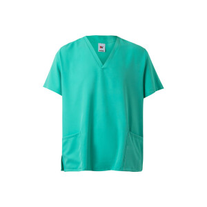VL FLORA. Short-sleeved tunic (140 g/m²) made from 100% microfibre - Reklamnepredmety