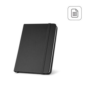 HEMINGWAY SQUARE. A5 PU notebook with squared paper - Reklamnepredmety