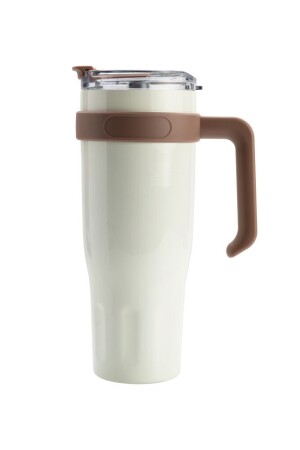 MADURAI XXL Thermo mug with straw, 1000 ml - Reklamnepredmety