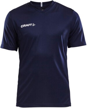 Men's V-neck sports shirt Squad Go Jersey Solid M - Reklamnepredmety