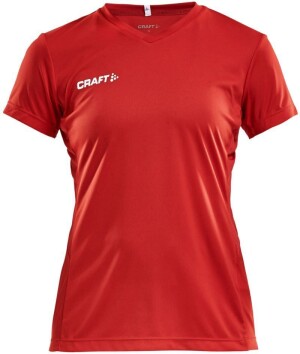 Ladies' V-neck sports shirt Squad Go Jersey Solid W - Reklamnepredmety