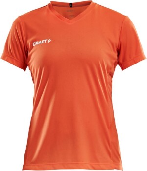 Ladies' V-neck sports shirt Squad Go Jersey Solid W - Reklamnepredmety