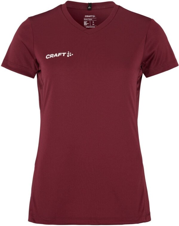 Ladies' V-neck sports shirt Squad Go Jersey Solid W