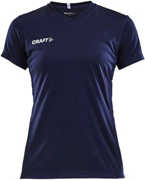 Ladies' V-neck sports shirt Squad Go Jersey Solid W - Reklamnepredmety