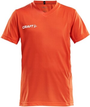 Kids V-Neck Sports Shirt Squad Go Jersey Solid Jr - Reklamnepredmety