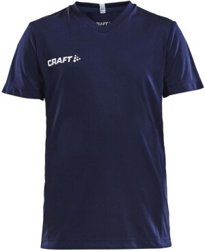 Kids V-Neck Sports Shirt Squad Go Jersey Solid Jr - Reklamnepredmety