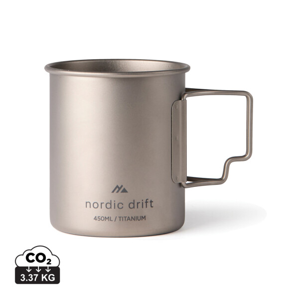 Nordic Drift Trail Ultra Light Titanium Mug 450 ml