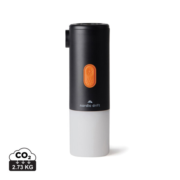 Nordic Drift Titan portable air pump with camping light