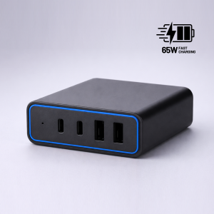 Opti 4-Port 65W Charging Tower, GaN Technology - Reklamnepredmety