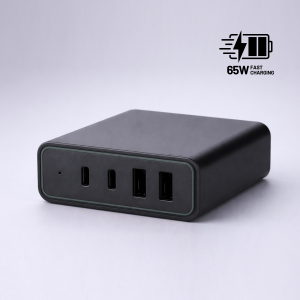 Opti 4-Port 65W Charging Tower, GaN Technology - Reklamnepredmety