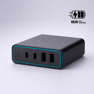 Opti 4-Port 65W Charging Tower, GaN Technology - Reklamnepredmety