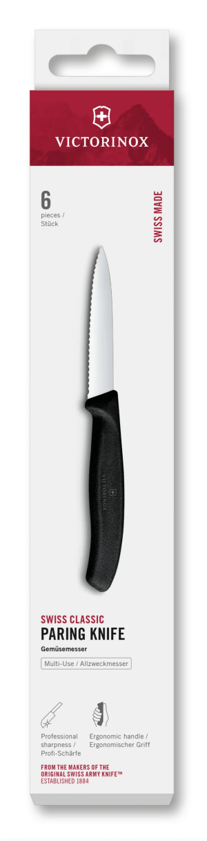 Victorinox Paring knife set 6-piece black - Reklamnepredmety