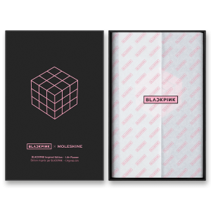 Moleskine UNI Blackpink diary - hardcover, L, weekly, collector's edition - Reklamnepredmety