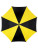 SC10 Automatic Stick Umbrella - SC10_Black_Yellow - variant Ls 1000165069