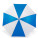SC4141 Automatic Stick Umbrella with wooden handle - SC4141-Blue-White - variant Ls 1000165266