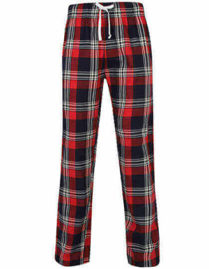 SFM83 Mens Tartan Lounge Pants - Reklamnepredmety