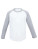 SM271 Kids Long Sleeved Baseball T - SM271_White_Heather-Grey - variant Ls 1000168773