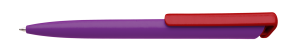 BOIA plastic ballpoint pen purple - Reklamnepredmety