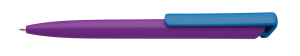 BOIA plastic ballpoint pen purple - Reklamnepredmety