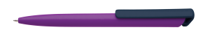 BOIA plastic ballpoint pen purple - Reklamnepredmety