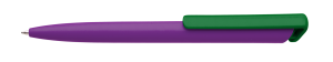 BOIA plastic ballpoint pen purple - Reklamnepredmety